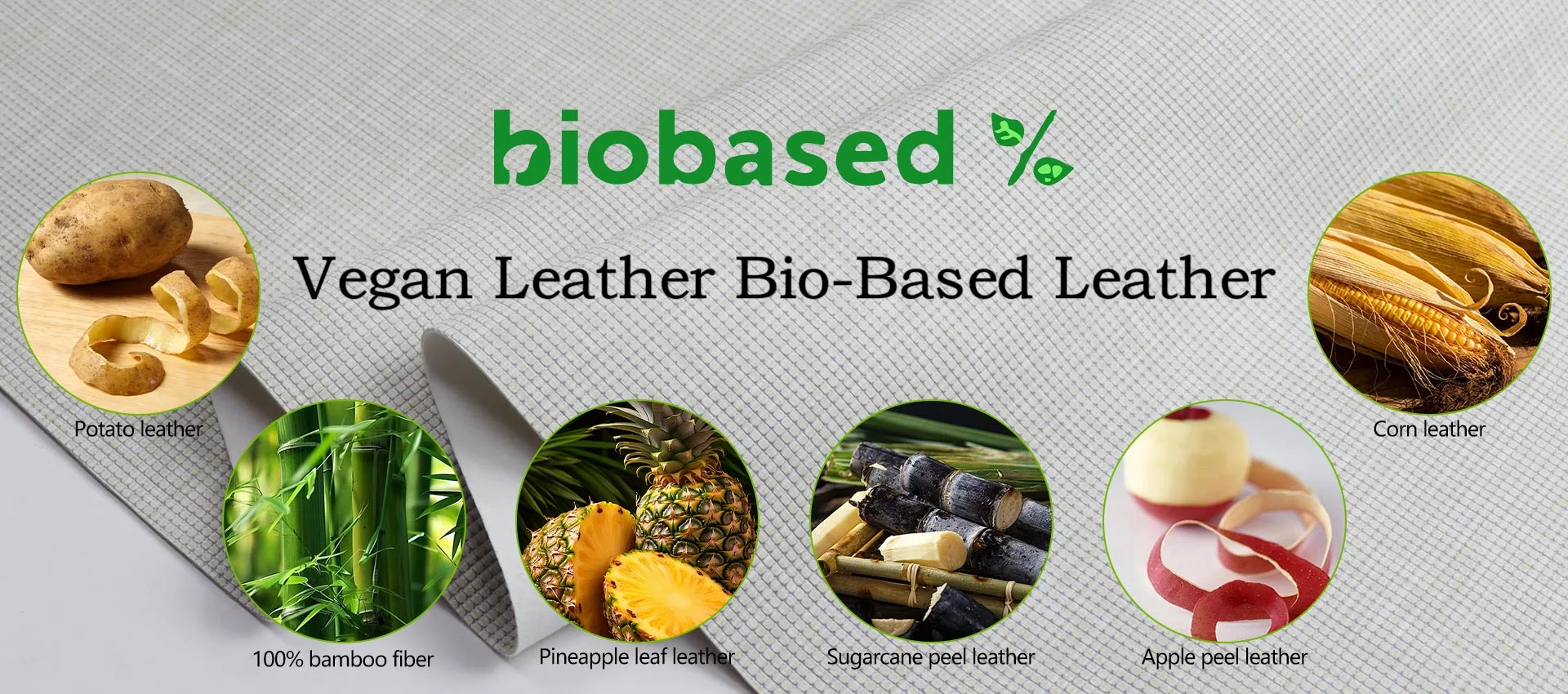ဇီဝအခြေခံ Vegan Leather တင်သွင်းသူ