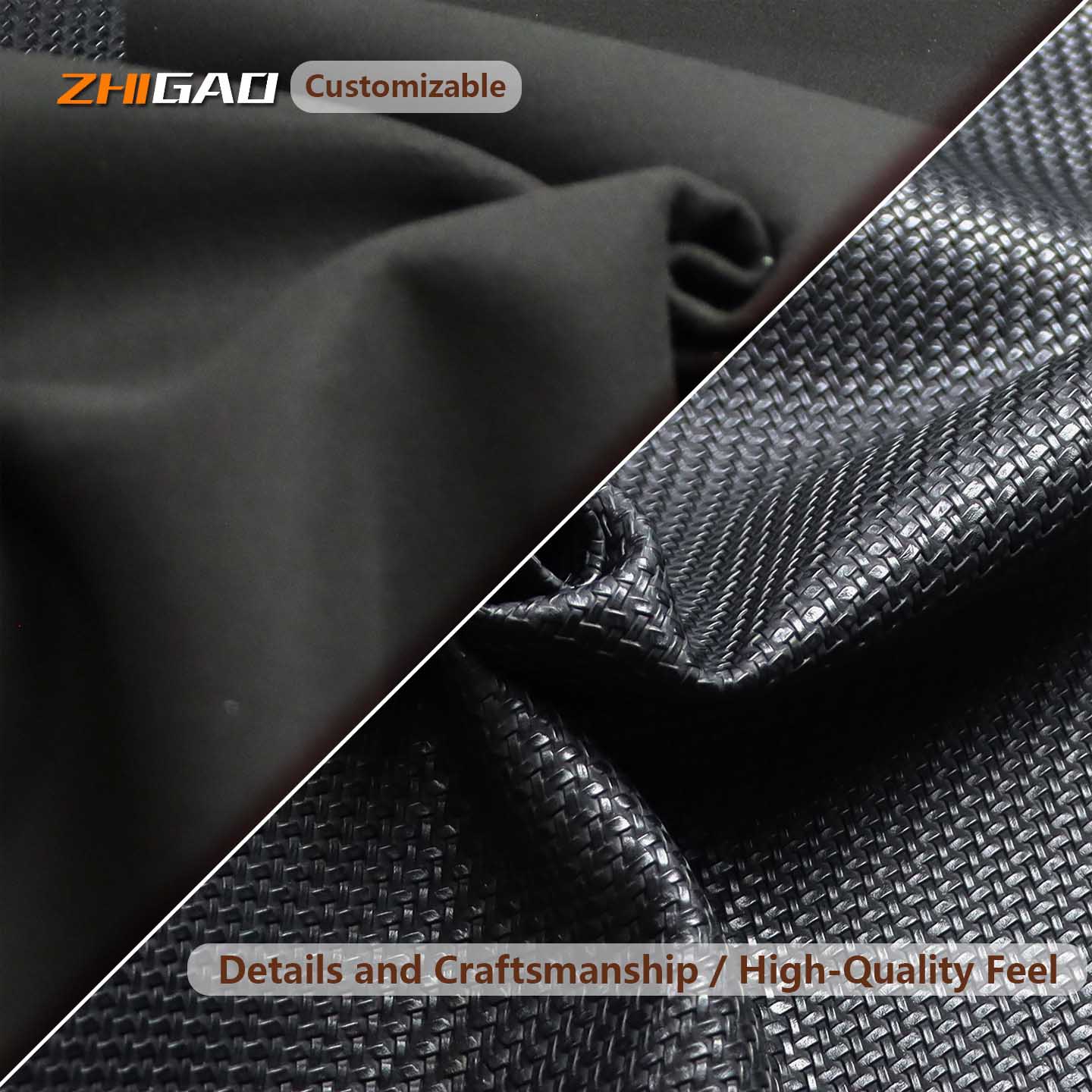 ပရိဘောဂအတွက် Eco-Friendly Bonded PU Synthetic Leather ပရိဘောဂအတွက် Eco-Friendly Bonded PU Synthetic Leather