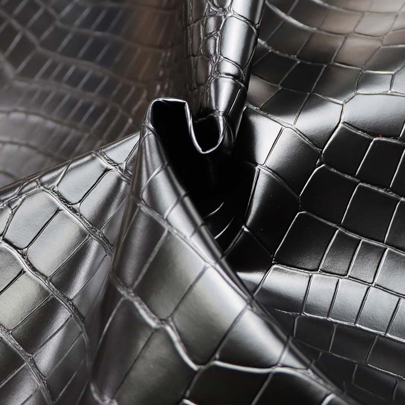 Crocodile Grain Artificial Faux PVC သားရေ အိမ်အလှဆင်အထည်
