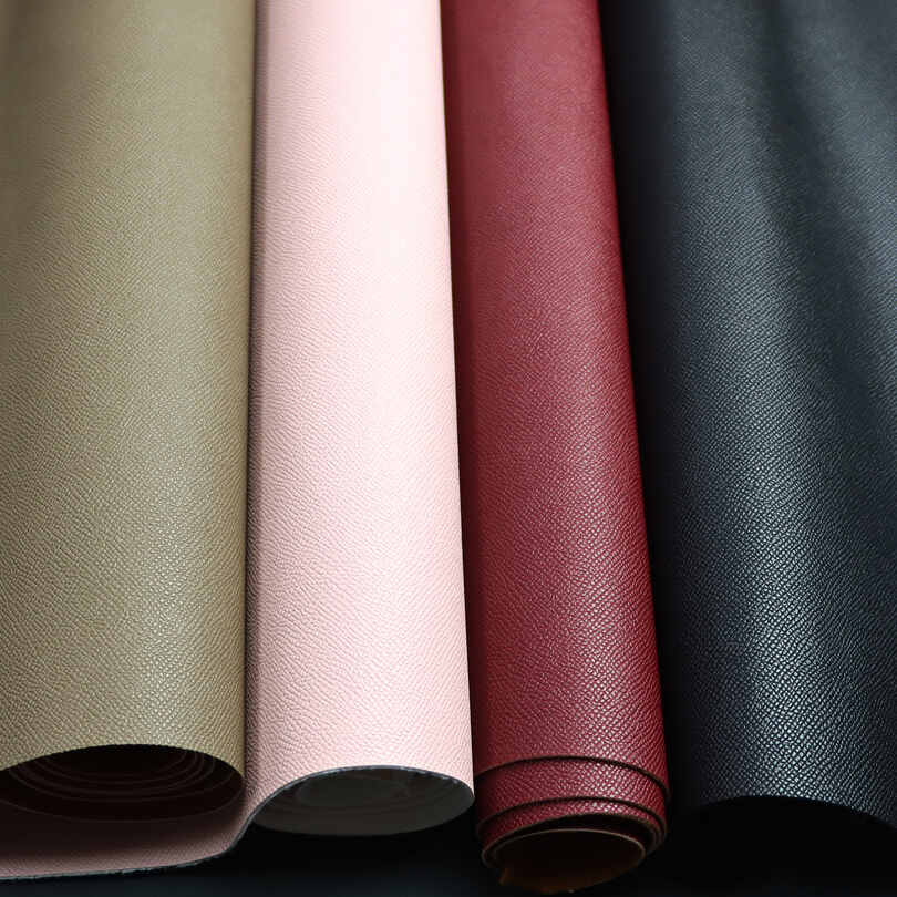 Cross Pattern PU Synthetic Leather Shoes Bags Fabric