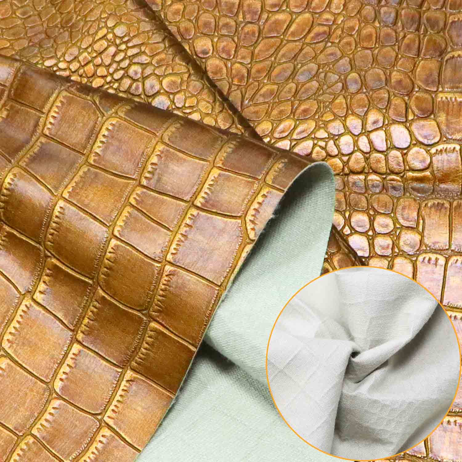 စိတ်ကြိုက် Snake Skin ဖောင်းကြွ PU သားရေ