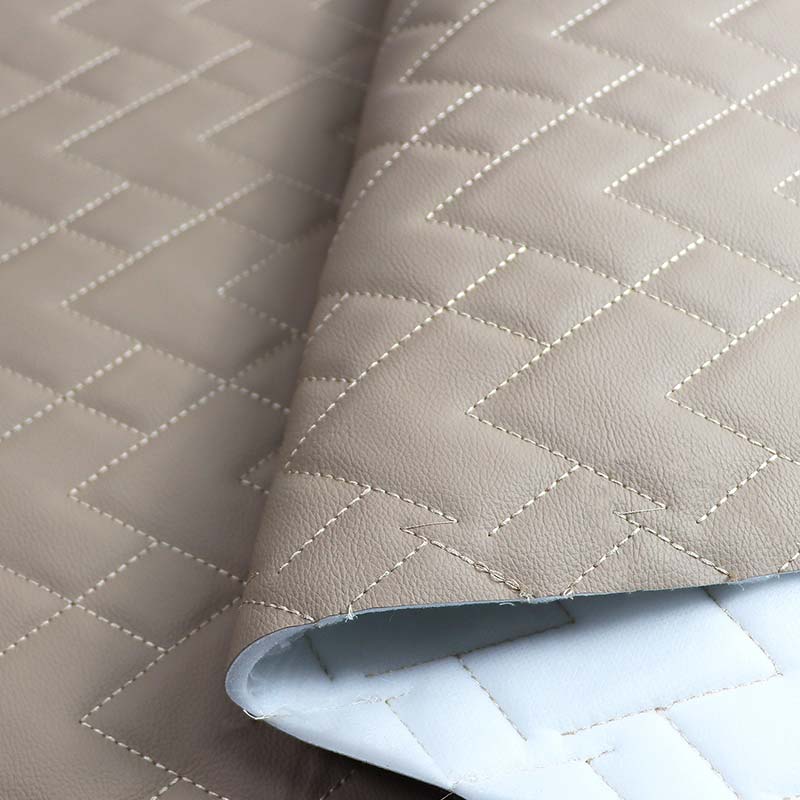 Foaming Stitch Abrasion Resistant Cars PVC Faux Leather ပစ္စည်း