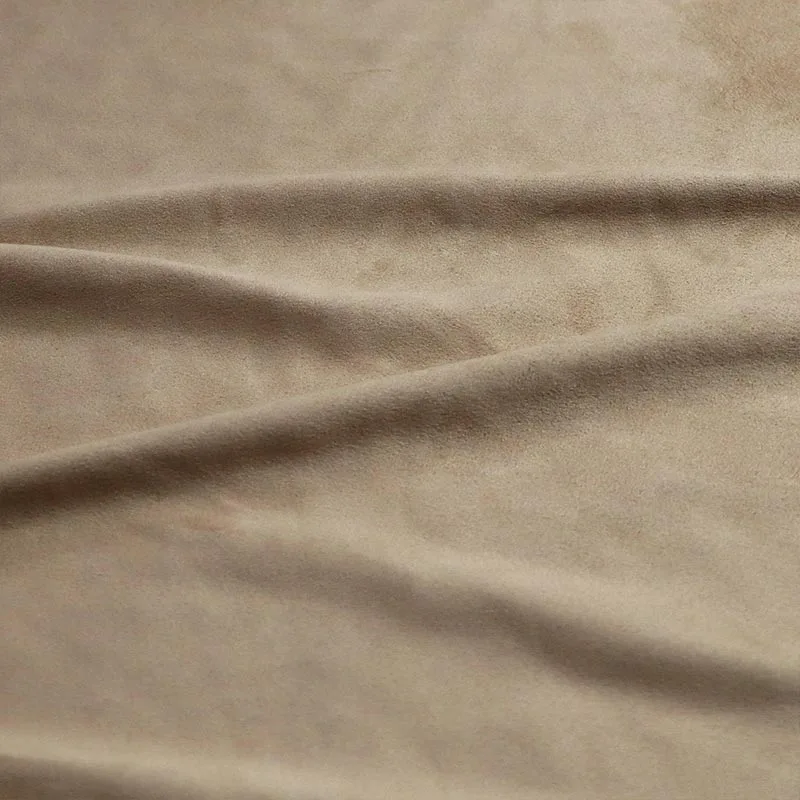 Plain Double-sided Suede Fabric Garments Material