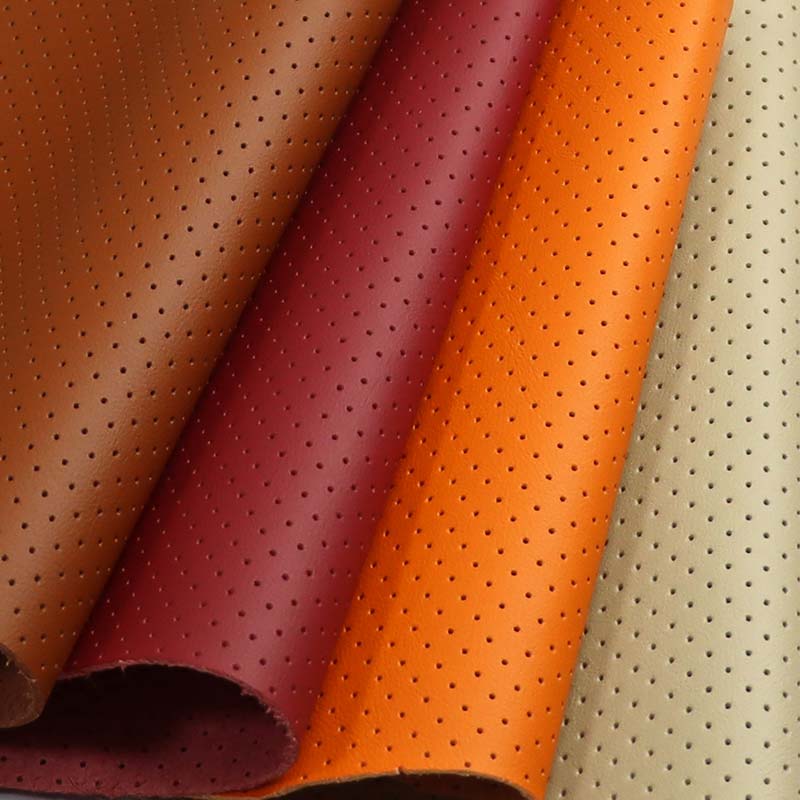 Perforated Microfiber Leather Punching Cars Seats အတွင်းထည်