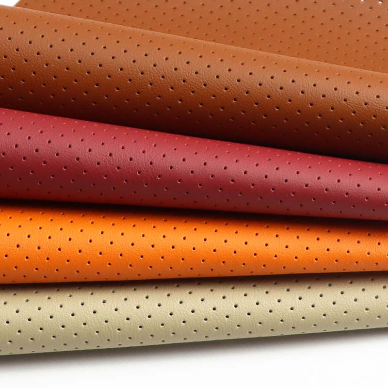 Perforated Microfiber Leather Punching Cars Seats အတွင်းထည်