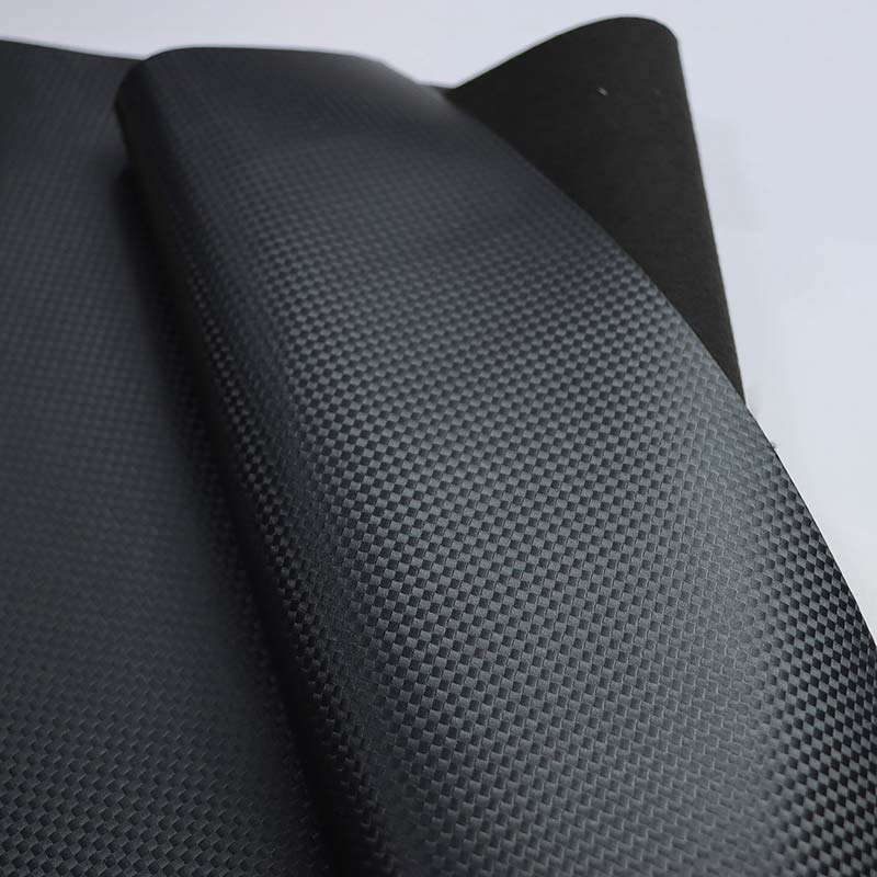 ကာဗွန်ဖိုက်ဘာ PVC Synthetic Leather Artificial Car Interior Fabric