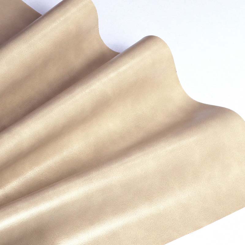 Two Tone Oiled PVC Imitation Leather Sofa Chair Fabric