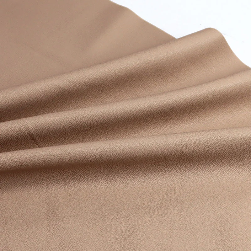 အ၀တ်အထည်များအတွက် Microfiber Backing PU Synthetic Leather