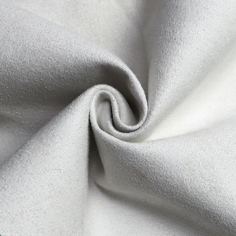 အ၀တ်အထည်များအတွက် Microfiber Backing PU Synthetic Leather