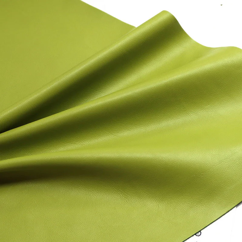 Suede တူညီသောအရောင် Backing PU Faux သားရေအဝတ်အထည်